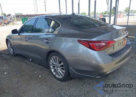 2020 Infiniti Q50 Luxe Awd z USA, uszkodzony, nr VIN JN1EV7AR7LM252597
